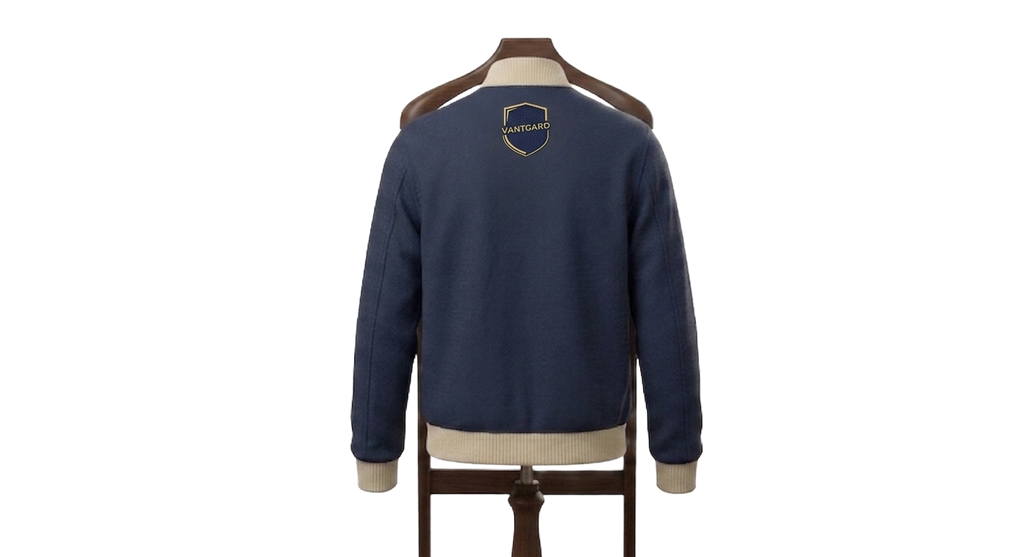 Harrington Club Bomber – Navy & Cream Edition