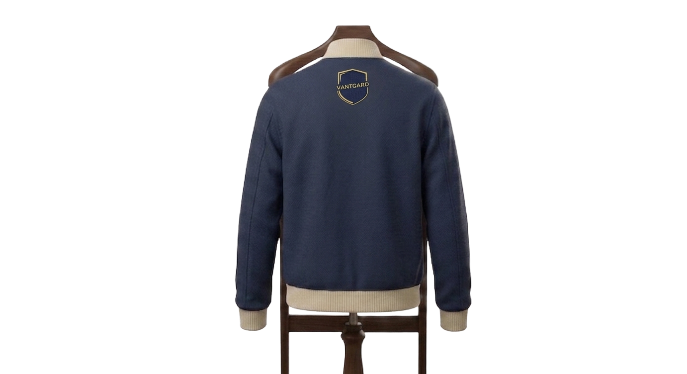 Harrington Club Bomber – Navy & Cream Edition