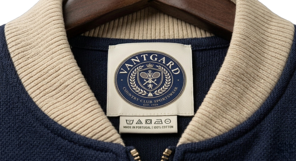 Harrington Club Bomber – Navy & Cream Edition
